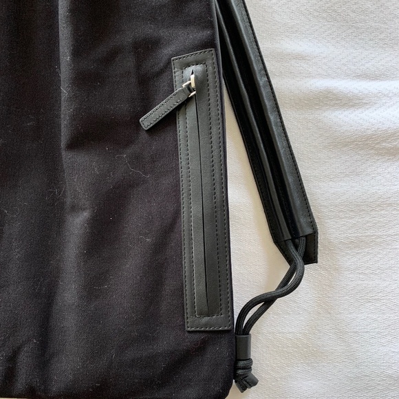 Brand:  Royal Republiq Black Leather Backpack - Picture 3 of 6